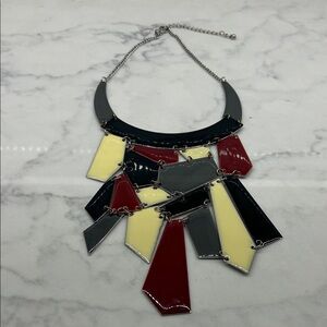 ✨One of a Kind✨ Multicolor Geometric Statement Collar Necklace